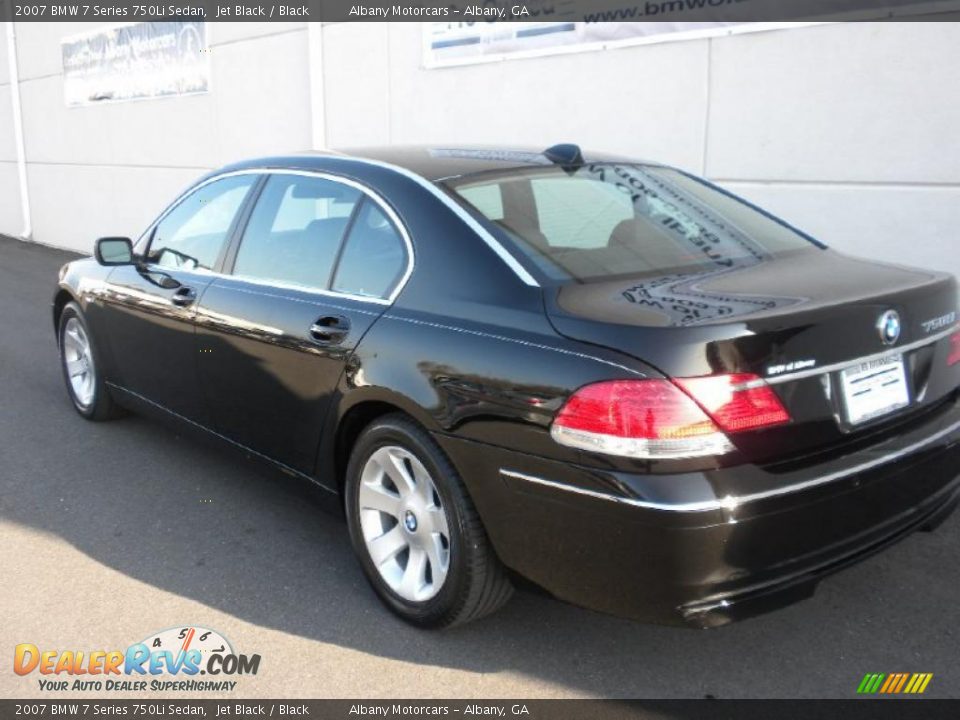 2007 BMW 7 Series 750Li Sedan Jet Black / Black Photo #3