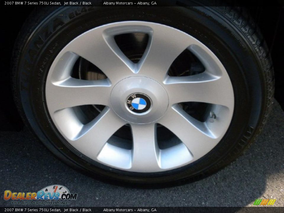 2007 BMW 7 Series 750Li Sedan Jet Black / Black Photo #5