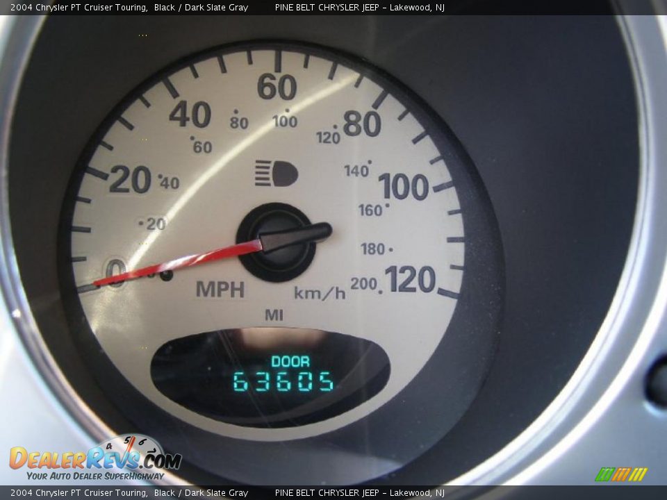 2004 Chrysler PT Cruiser Touring Black / Dark Slate Gray Photo #15