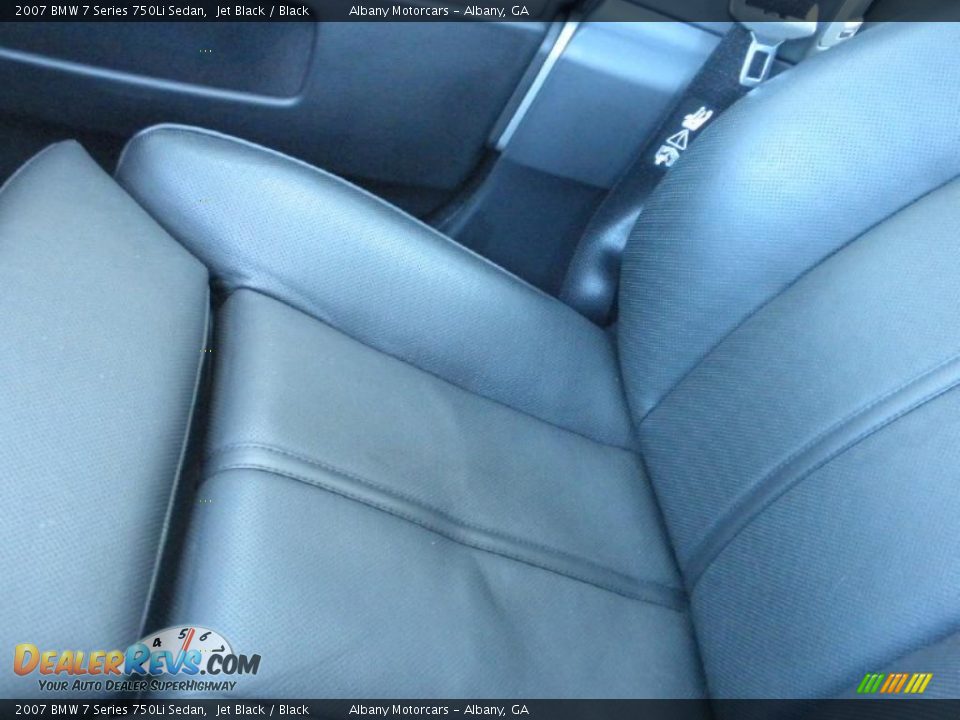 2007 BMW 7 Series 750Li Sedan Jet Black / Black Photo #10