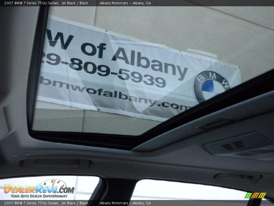 2007 BMW 7 Series 750Li Sedan Jet Black / Black Photo #11