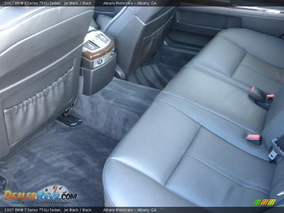 2007 BMW 7 Series 750Li Sedan Jet Black / Black Photo #12