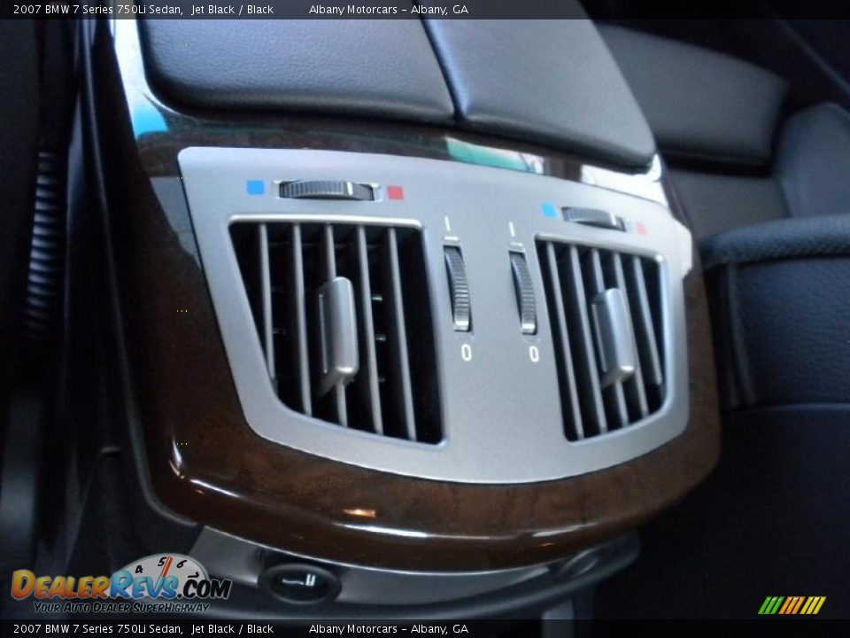 2007 BMW 7 Series 750Li Sedan Jet Black / Black Photo #13