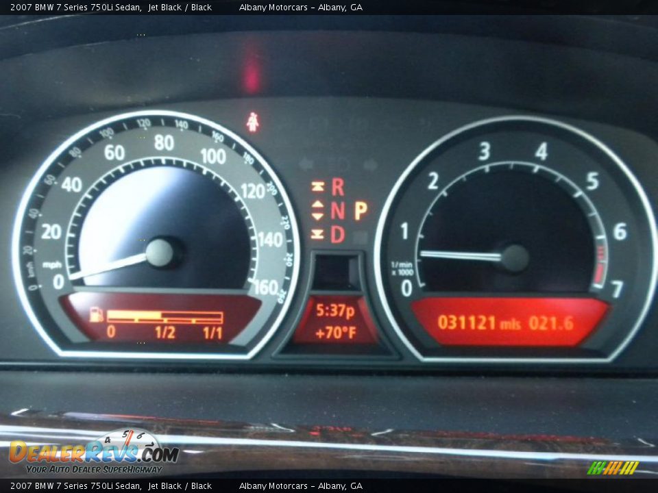 2007 BMW 7 Series 750Li Sedan Jet Black / Black Photo #16