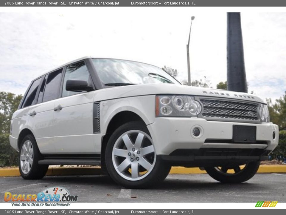 2006 Land Rover Range Rover HSE Chawton White / Charcoal/Jet Photo #1