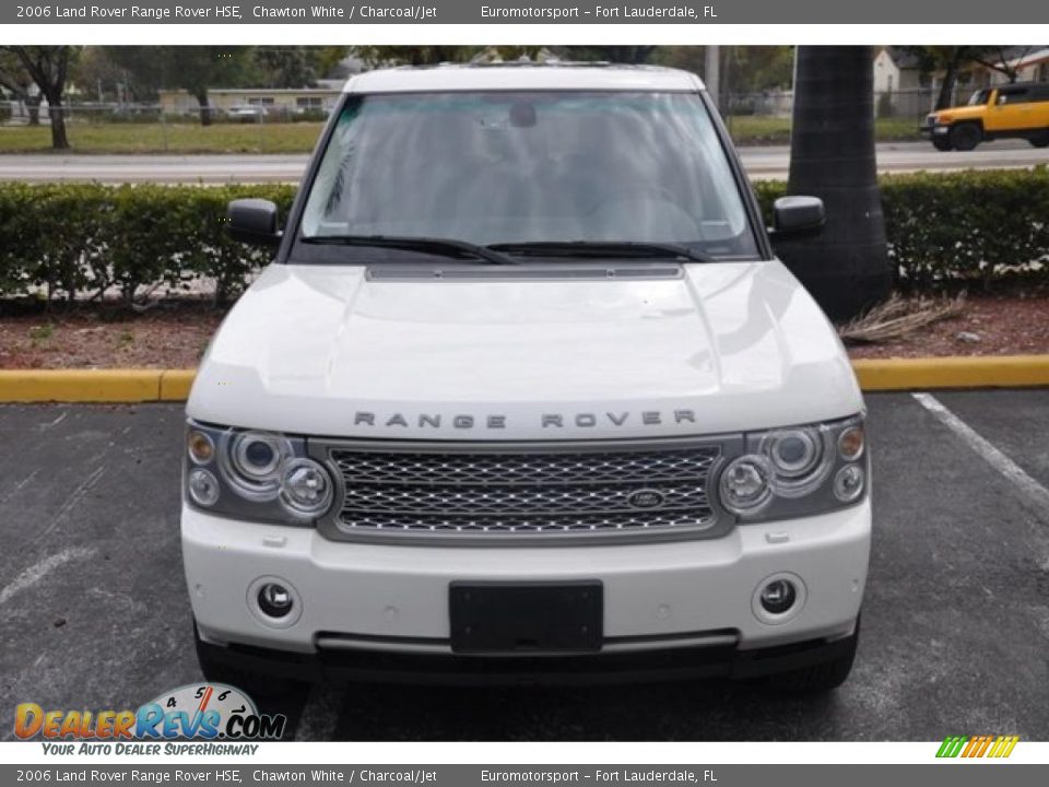 2006 Land Rover Range Rover HSE Chawton White / Charcoal/Jet Photo #2