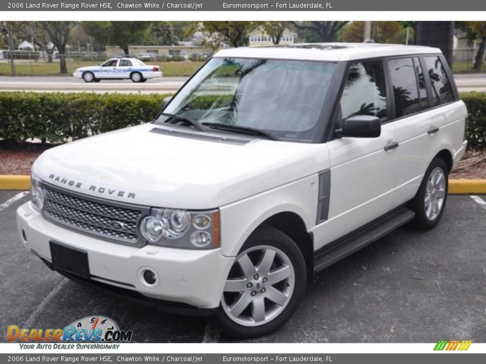 2006 Land Rover Range Rover HSE Chawton White / Charcoal/Jet Photo #3