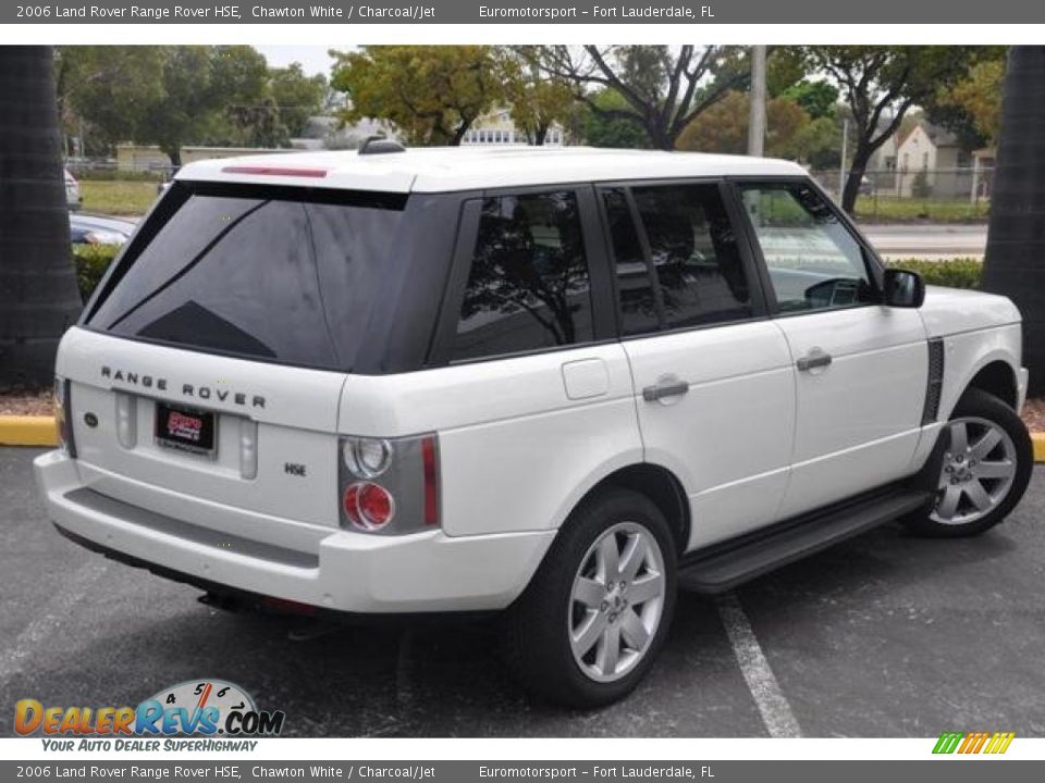 2006 Land Rover Range Rover HSE Chawton White / Charcoal/Jet Photo #4