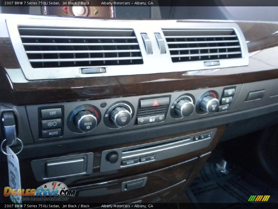 2007 BMW 7 Series 750Li Sedan Jet Black / Black Photo #19
