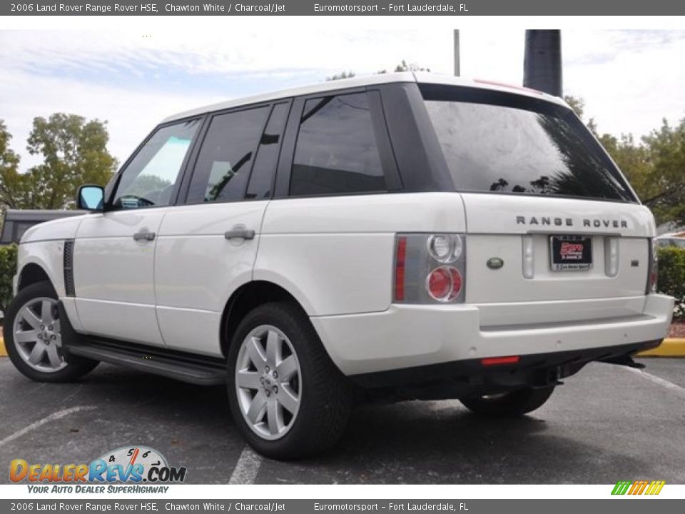 2006 Land Rover Range Rover HSE Chawton White / Charcoal/Jet Photo #6