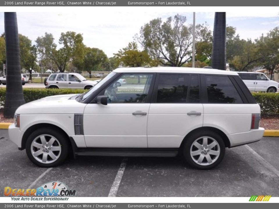 2006 Land Rover Range Rover HSE Chawton White / Charcoal/Jet Photo #7