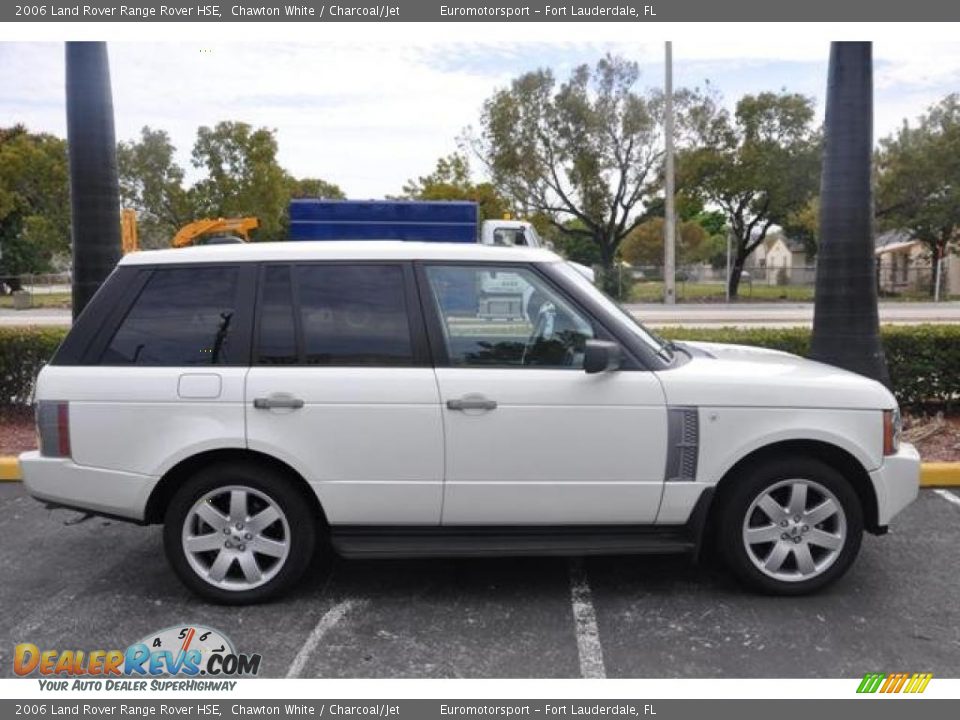 2006 Land Rover Range Rover HSE Chawton White / Charcoal/Jet Photo #8