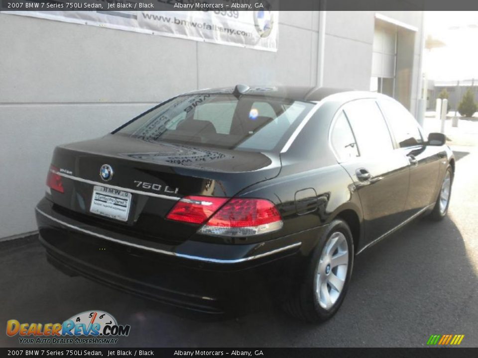 2007 BMW 7 Series 750Li Sedan Jet Black / Black Photo #23