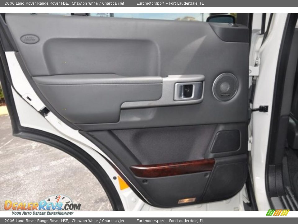 2006 Land Rover Range Rover HSE Chawton White / Charcoal/Jet Photo #12