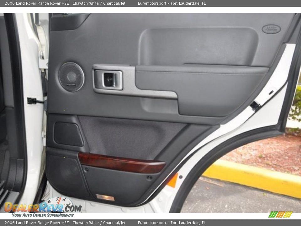 2006 Land Rover Range Rover HSE Chawton White / Charcoal/Jet Photo #13