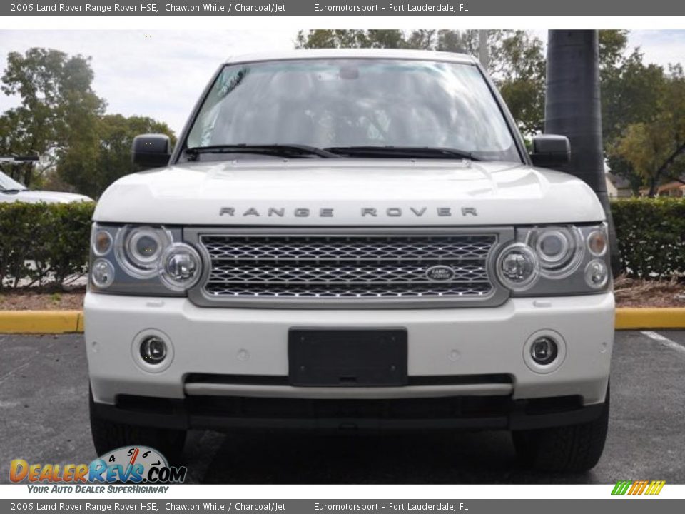 2006 Land Rover Range Rover HSE Chawton White / Charcoal/Jet Photo #14
