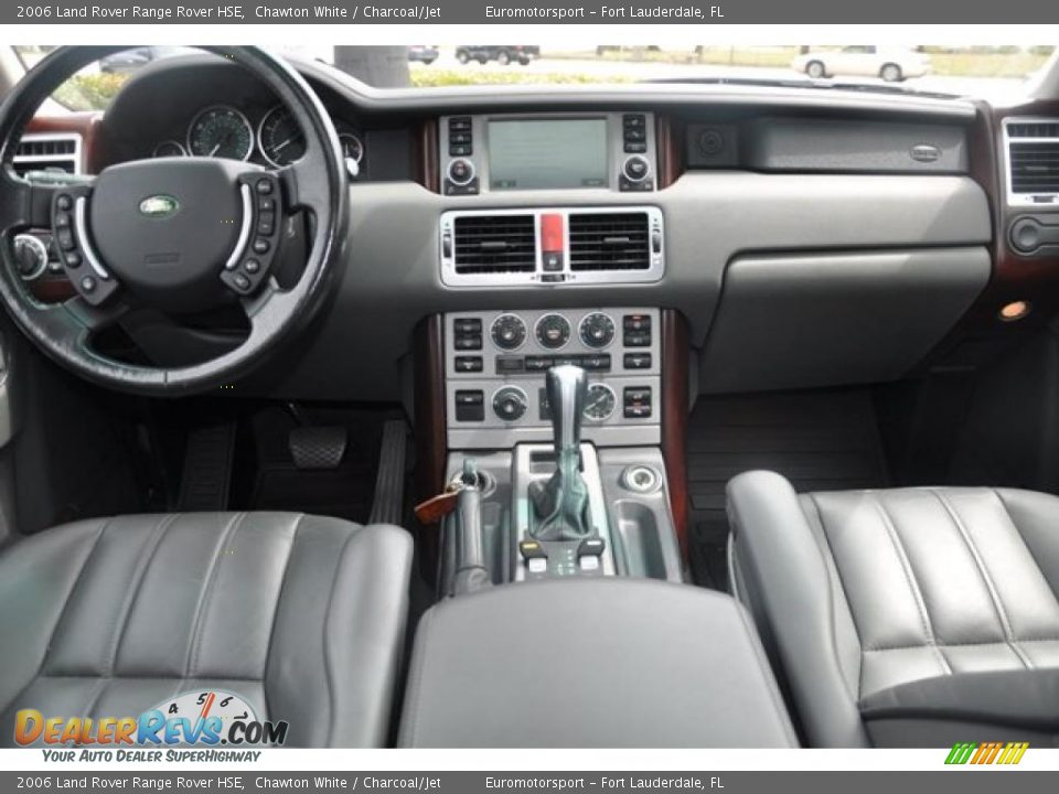2006 Land Rover Range Rover HSE Chawton White / Charcoal/Jet Photo #15