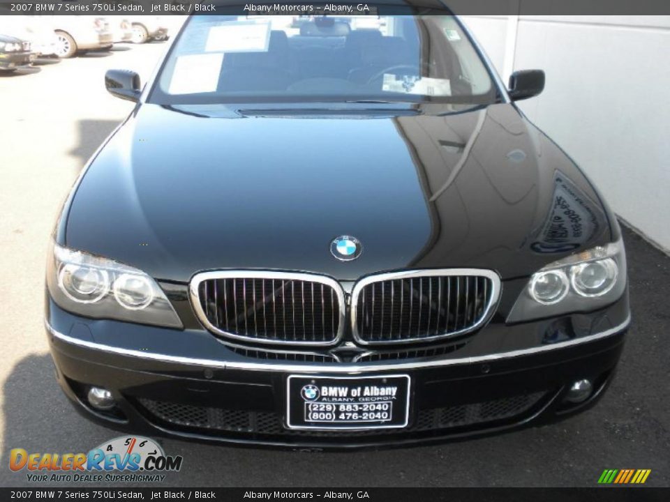 2007 BMW 7 Series 750Li Sedan Jet Black / Black Photo #26