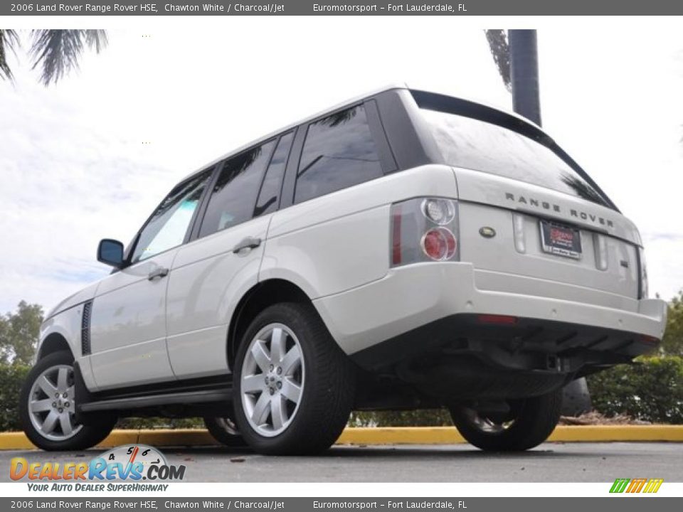 2006 Land Rover Range Rover HSE Chawton White / Charcoal/Jet Photo #17