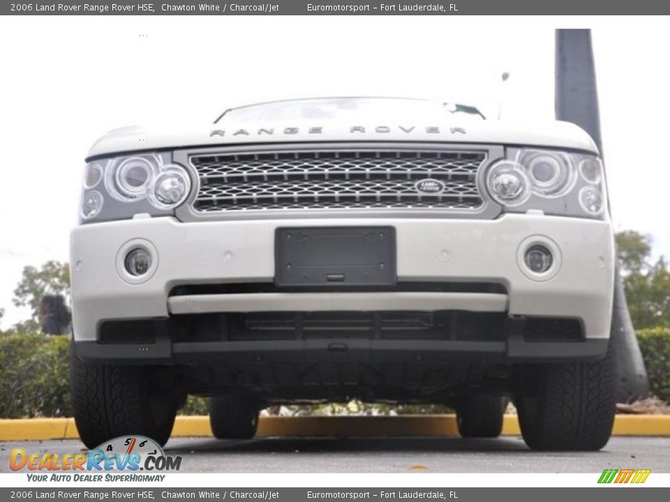 2006 Land Rover Range Rover HSE Chawton White / Charcoal/Jet Photo #18
