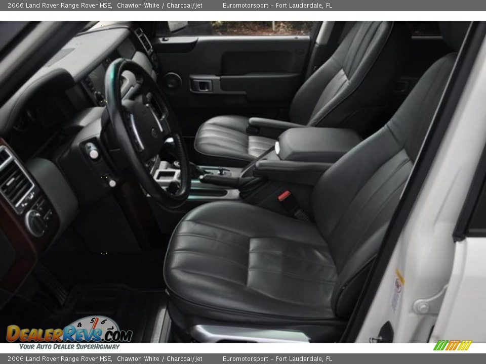 2006 Land Rover Range Rover HSE Chawton White / Charcoal/Jet Photo #19