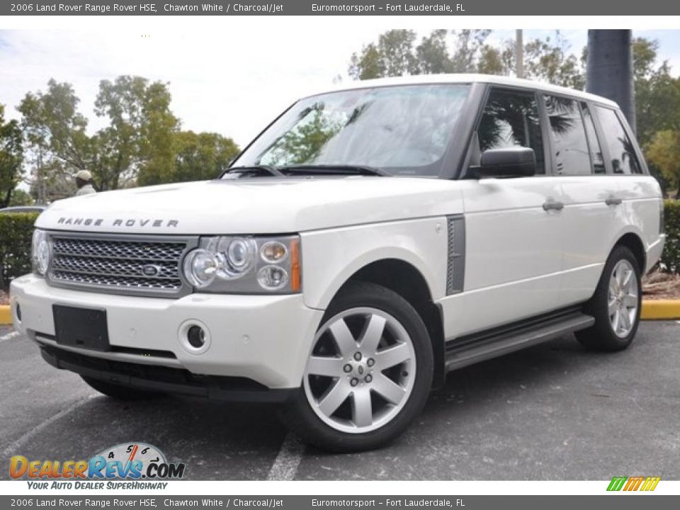 2006 Land Rover Range Rover HSE Chawton White / Charcoal/Jet Photo #21