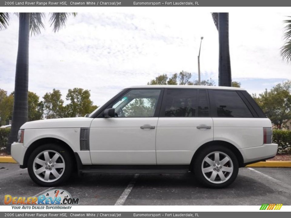 2006 Land Rover Range Rover HSE Chawton White / Charcoal/Jet Photo #23