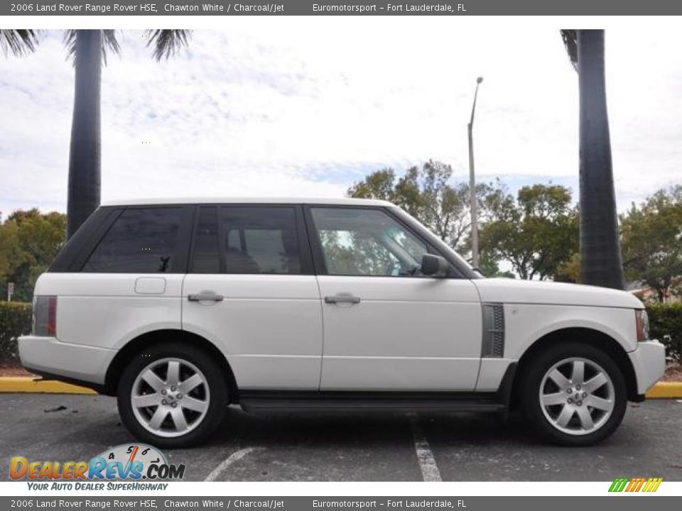 2006 Land Rover Range Rover HSE Chawton White / Charcoal/Jet Photo #24