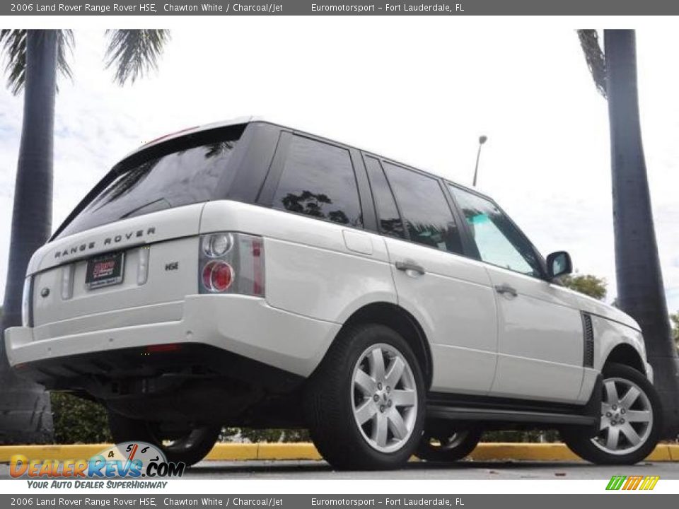 2006 Land Rover Range Rover HSE Chawton White / Charcoal/Jet Photo #27