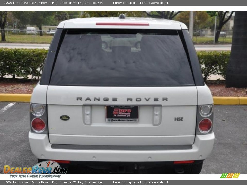 2006 Land Rover Range Rover HSE Chawton White / Charcoal/Jet Photo #29
