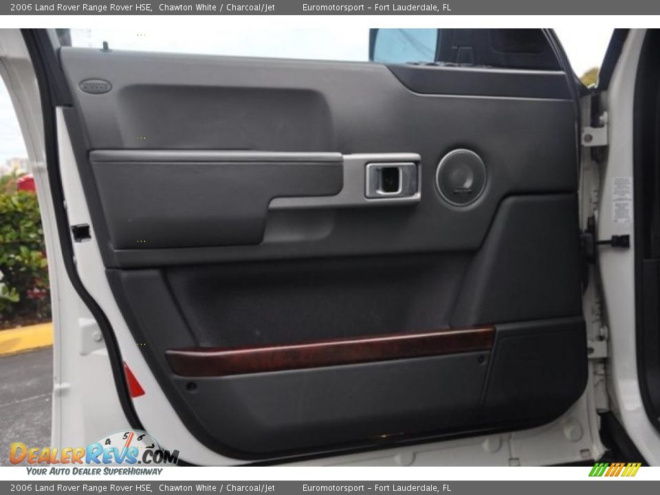 2006 Land Rover Range Rover HSE Chawton White / Charcoal/Jet Photo #33