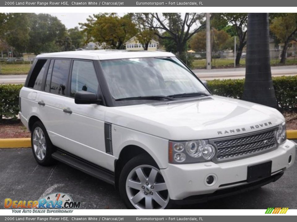 2006 Land Rover Range Rover HSE Chawton White / Charcoal/Jet Photo #34