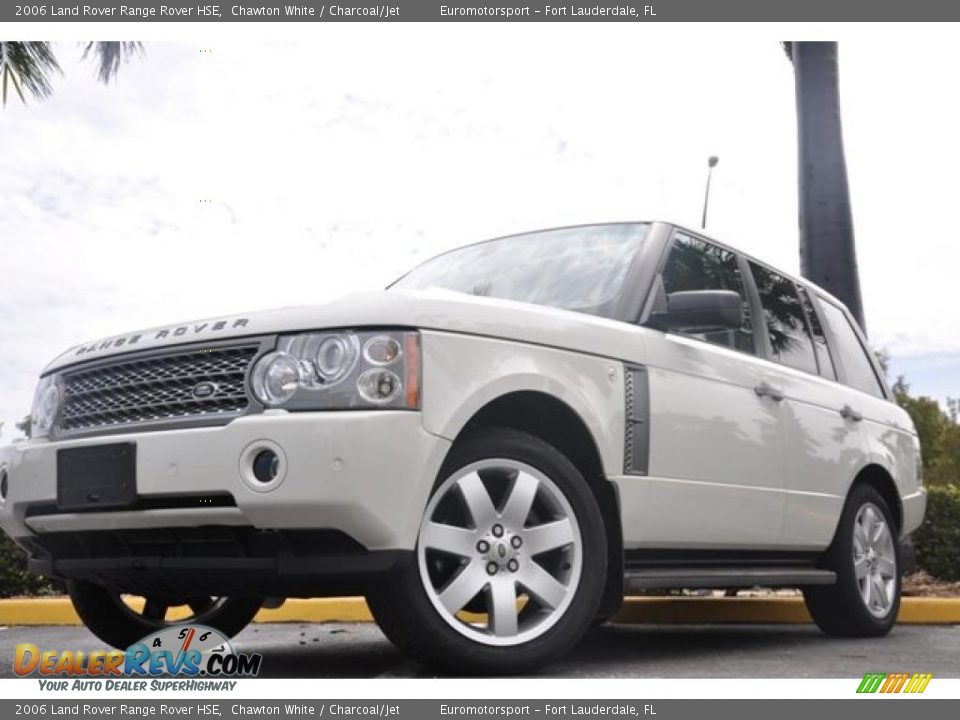2006 Land Rover Range Rover HSE Chawton White / Charcoal/Jet Photo #35