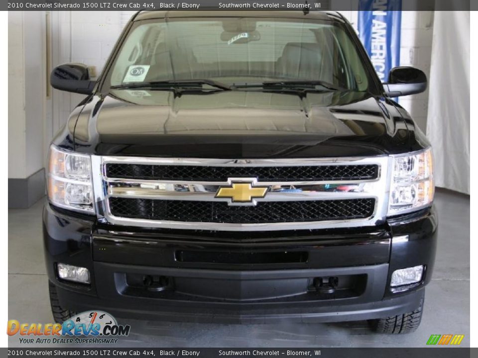 2010 Chevrolet Silverado 1500 LTZ Crew Cab 4x4 Black / Ebony Photo #2