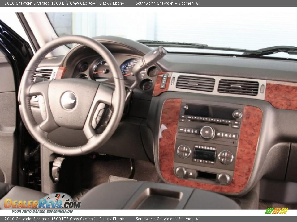 2010 Chevrolet Silverado 1500 LTZ Crew Cab 4x4 Black / Ebony Photo #7