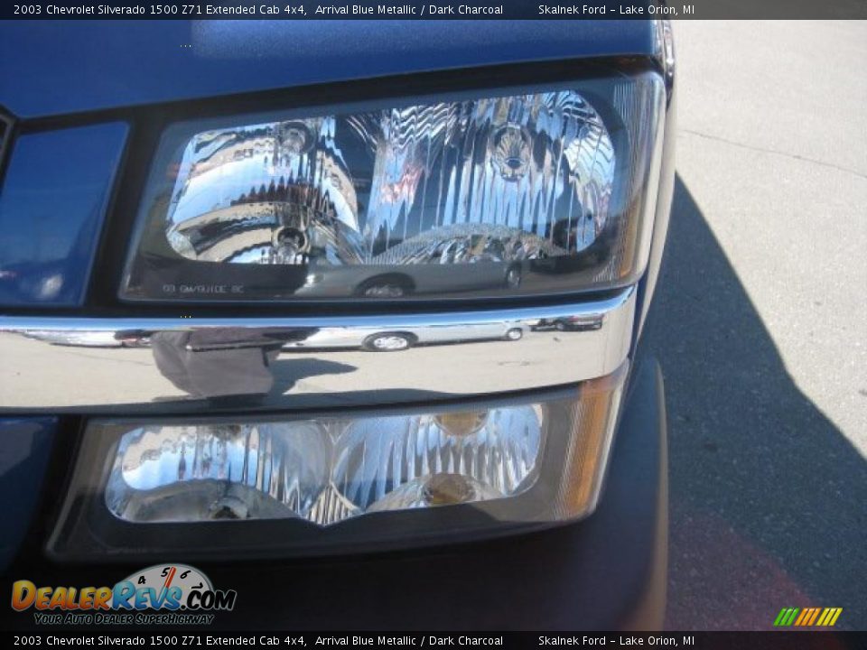 2003 Chevrolet Silverado 1500 Z71 Extended Cab 4x4 Arrival Blue Metallic / Dark Charcoal Photo #20