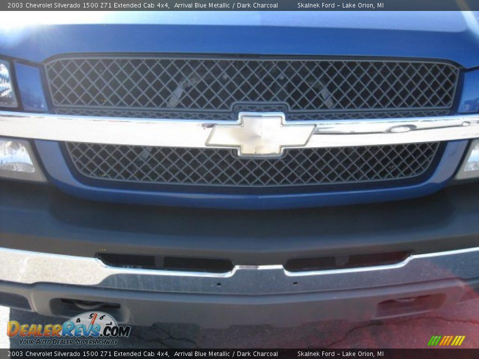 2003 Chevrolet Silverado 1500 Z71 Extended Cab 4x4 Arrival Blue Metallic / Dark Charcoal Photo #21