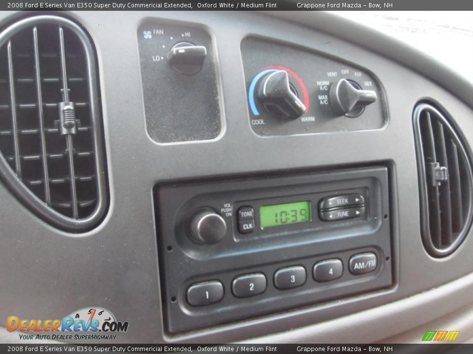 2008 Ford E Series Van E350 Super Duty Commericial Extended Oxford White / Medium Flint Photo #3