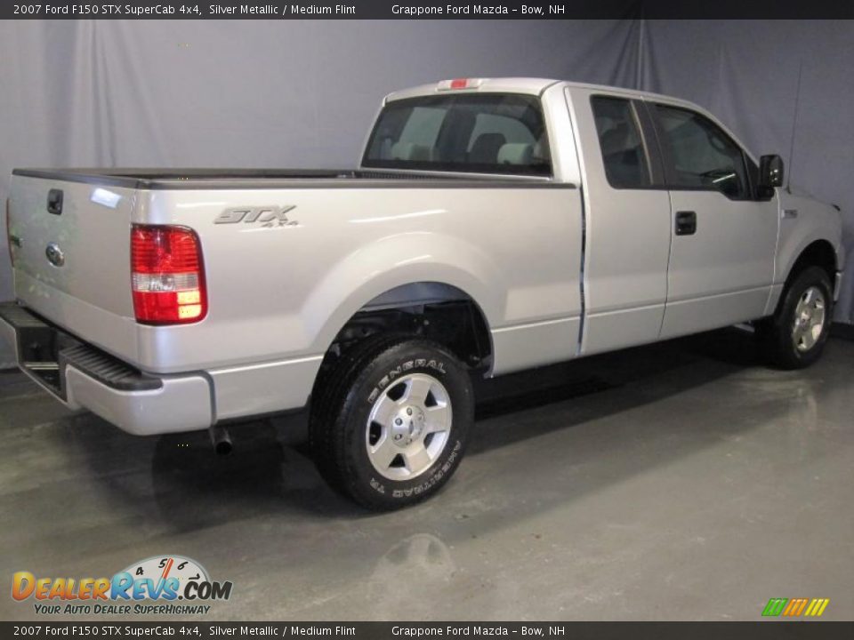 2007 Ford F150 STX SuperCab 4x4 Silver Metallic / Medium Flint Photo #3