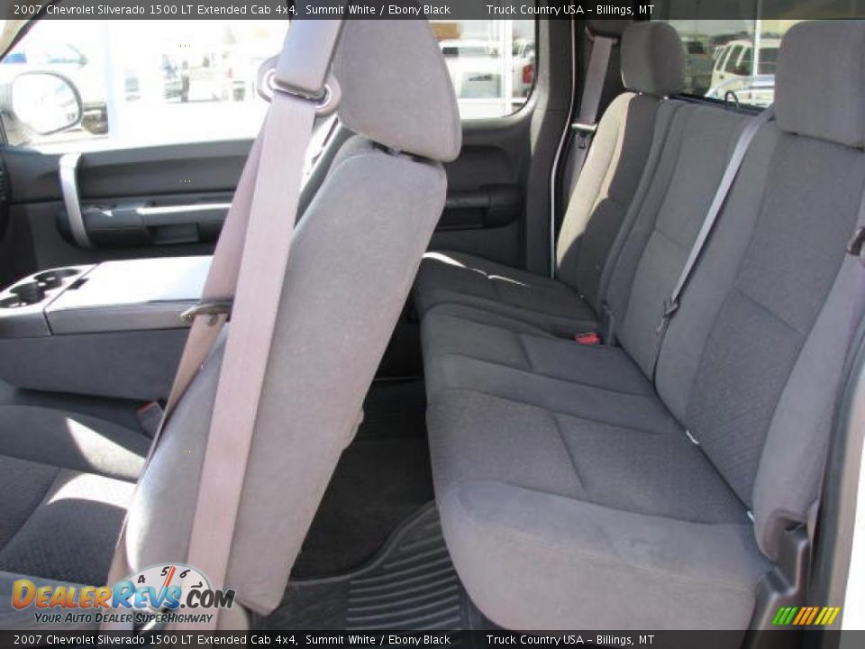 2007 Chevrolet Silverado 1500 LT Extended Cab 4x4 Summit White / Ebony Black Photo #8