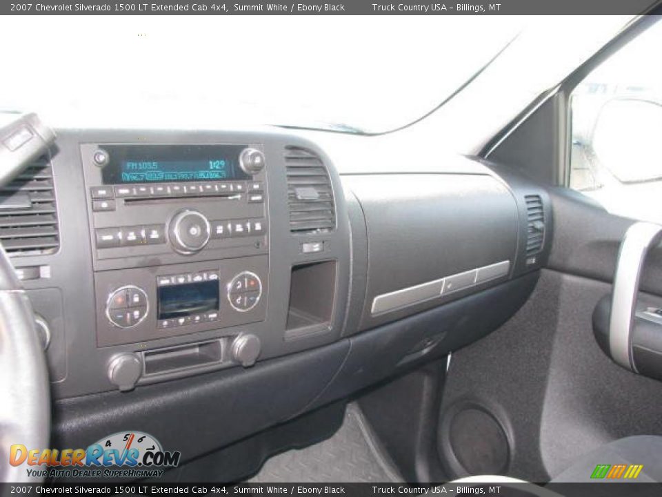 2007 Chevrolet Silverado 1500 LT Extended Cab 4x4 Summit White / Ebony Black Photo #10