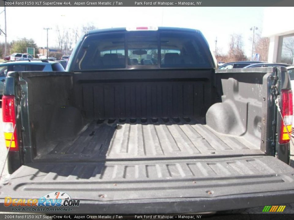 2004 Ford F150 XLT SuperCrew 4x4 Aspen Green Metallic / Tan Photo #7