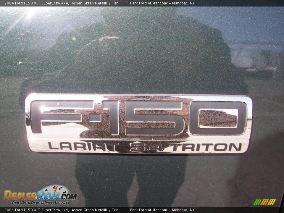 2004 Ford F150 XLT SuperCrew 4x4 Aspen Green Metallic / Tan Photo #8
