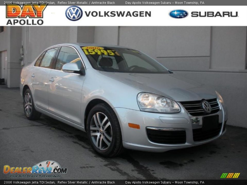 2006 Volkswagen Jetta TDI Sedan Reflex Silver Metallic / Anthracite Black Photo #1