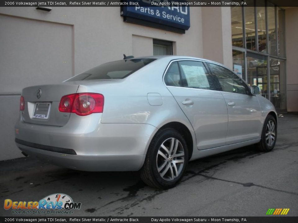 2006 Volkswagen Jetta TDI Sedan Reflex Silver Metallic / Anthracite Black Photo #3