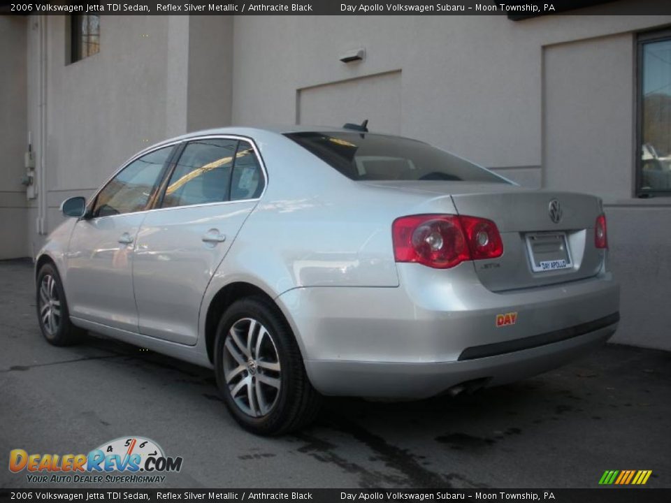 2006 Volkswagen Jetta TDI Sedan Reflex Silver Metallic / Anthracite Black Photo #4