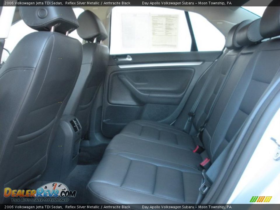 2006 Volkswagen Jetta TDI Sedan Reflex Silver Metallic / Anthracite Black Photo #10