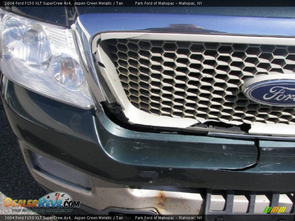 2004 Ford F150 XLT SuperCrew 4x4 Aspen Green Metallic / Tan Photo #22
