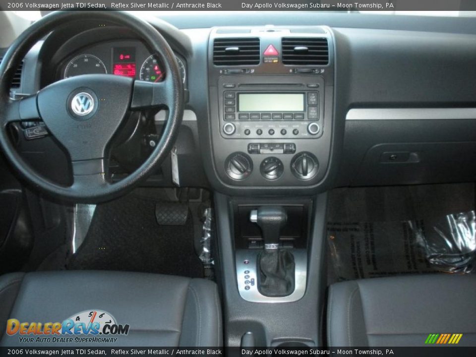 2006 Volkswagen Jetta TDI Sedan Reflex Silver Metallic / Anthracite Black Photo #14