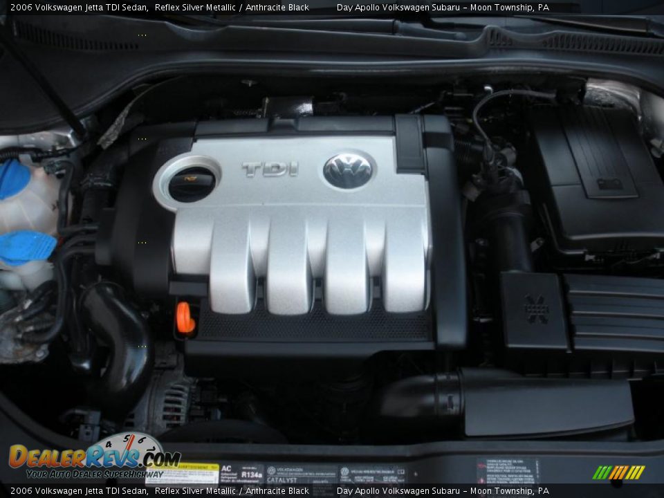2006 Volkswagen Jetta TDI Sedan Reflex Silver Metallic / Anthracite Black Photo #20